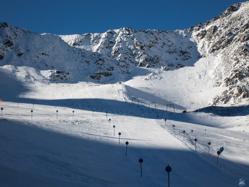 Vermutlich die bestmarkierteste Piste der Alpen zur Zeit